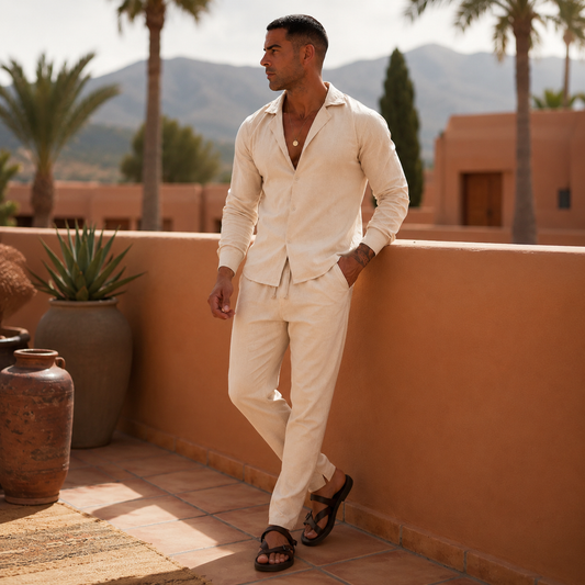Joel | Conjunto de lino premium