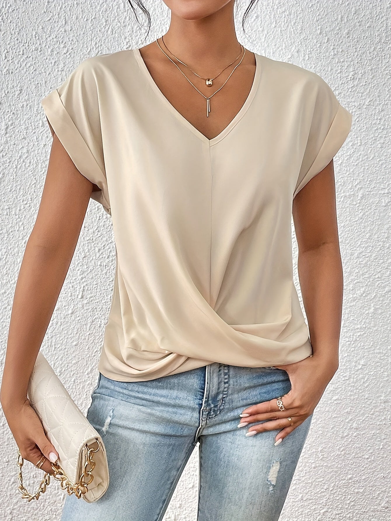 Camiseta Cleo Escote Corazón