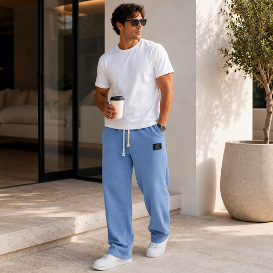 Diego | Pantalón ancho con cintura ajustable