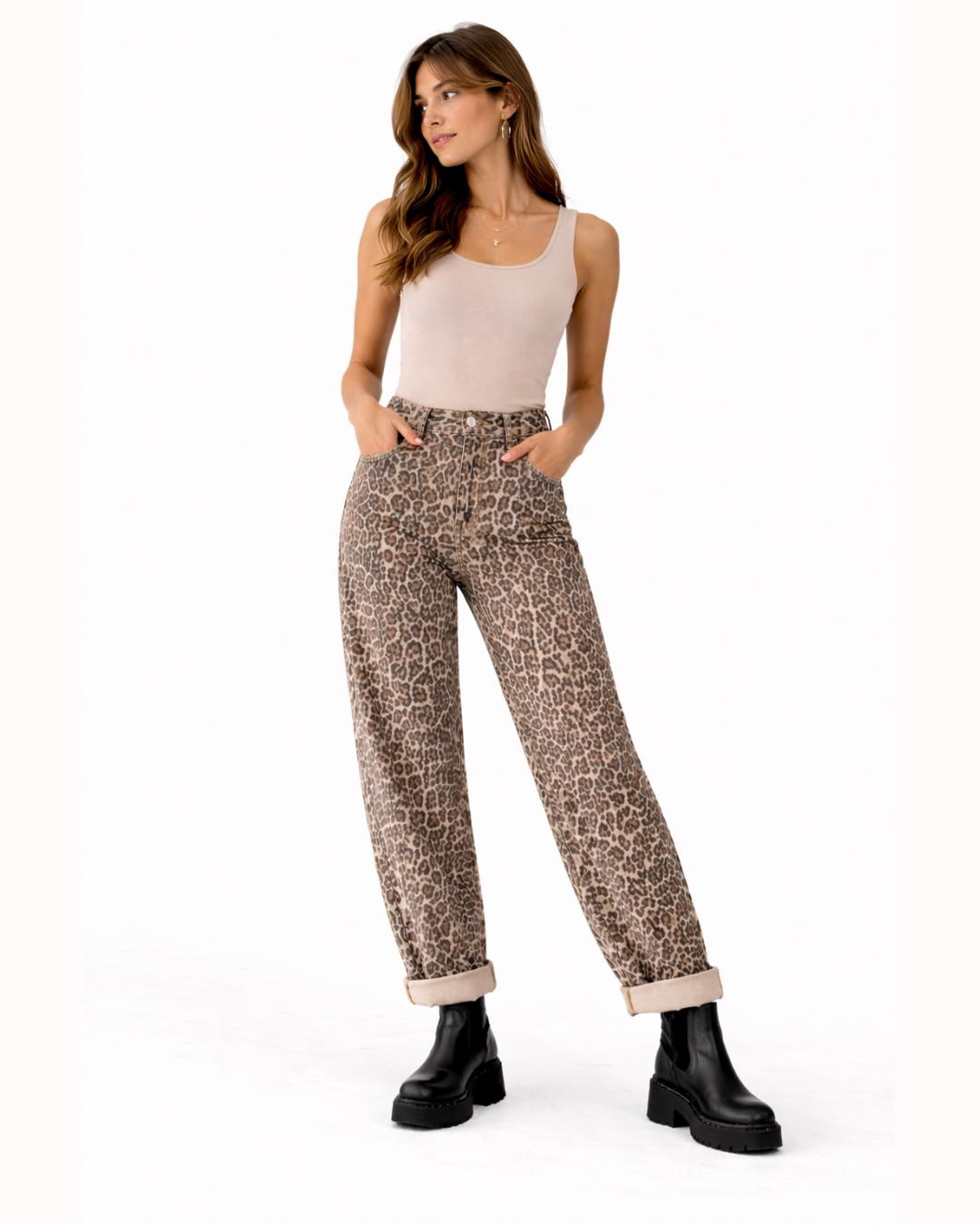 Vaqueros Barrel Leopardo