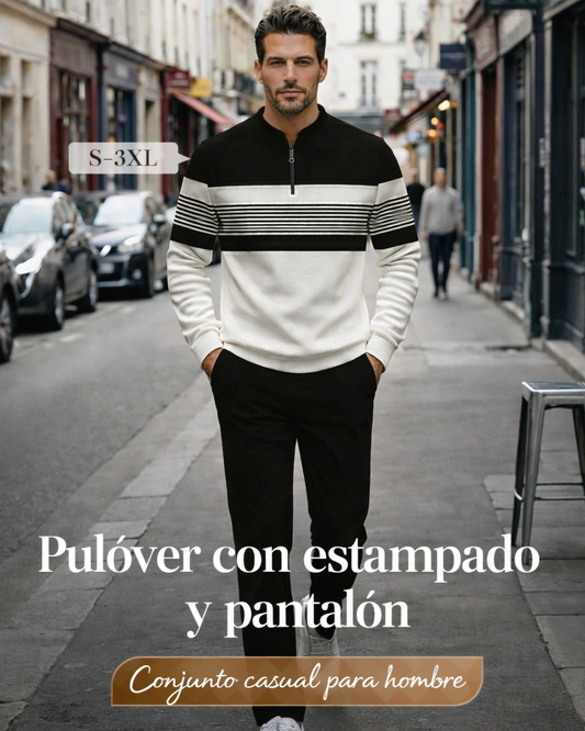 Conjunto Pullover Gráfico