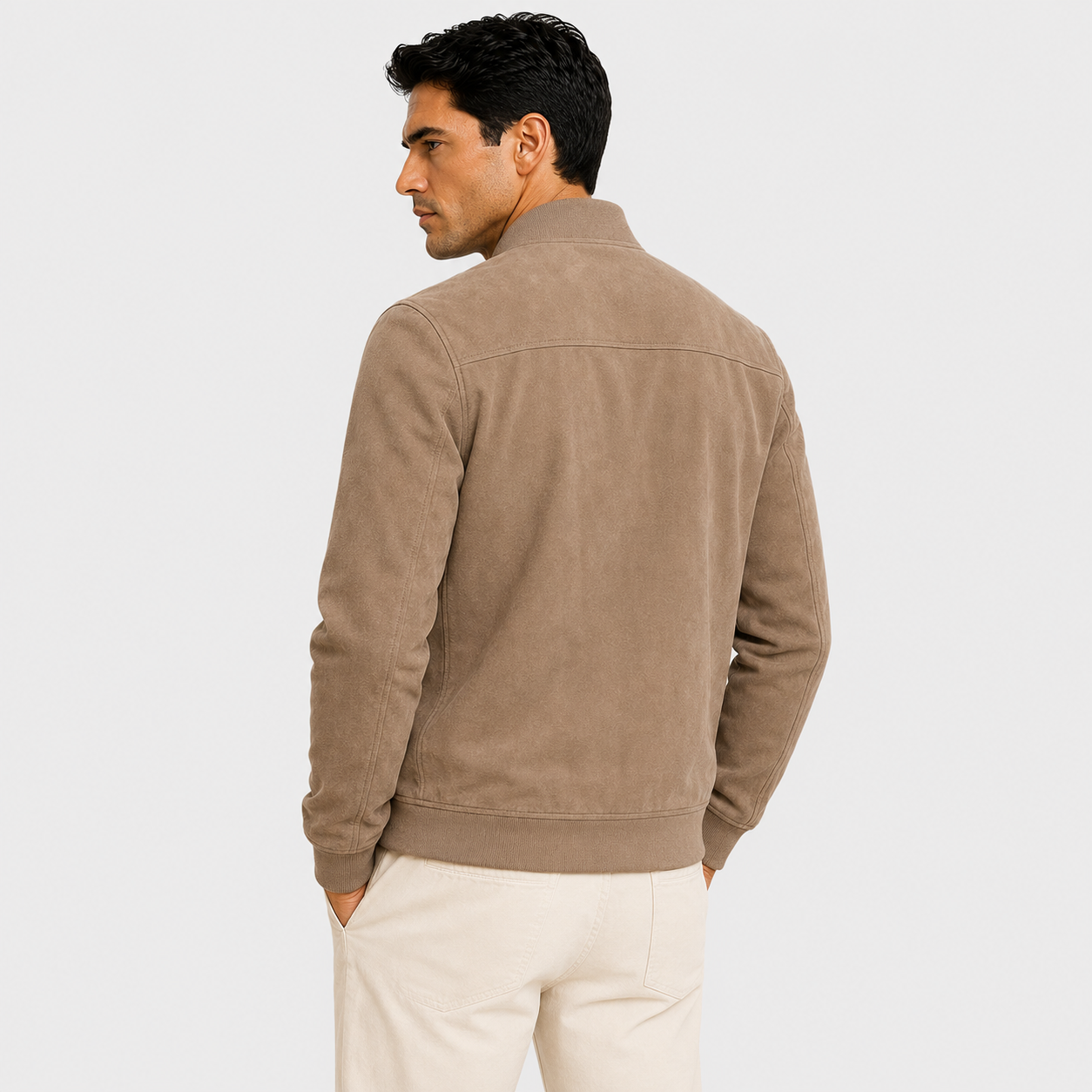Pablo | Chaqueta de ante sintético para hombre