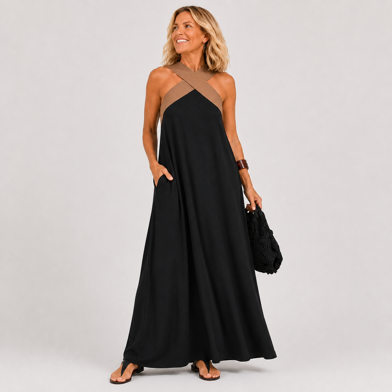 Delfina | Vestido de corte cruzado