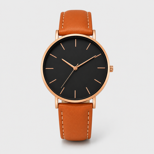 Leonardo | Reloj ultrafino de cuero