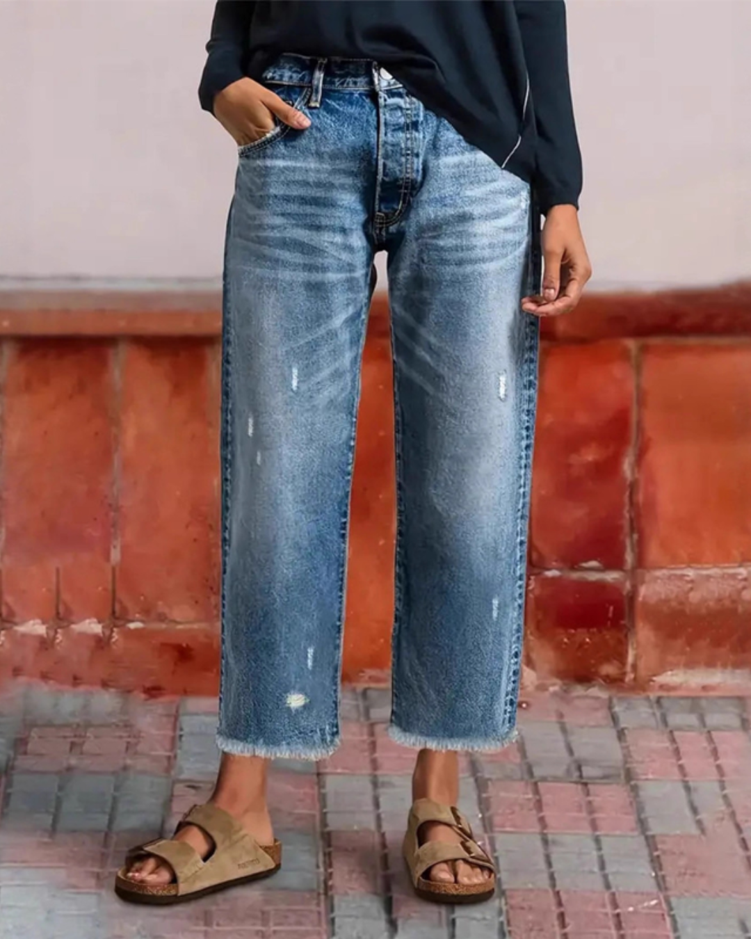 Jeans Retro Cropped