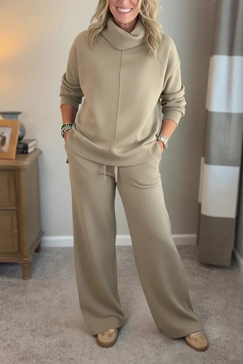 Conjunto casual elegante de dos piezas