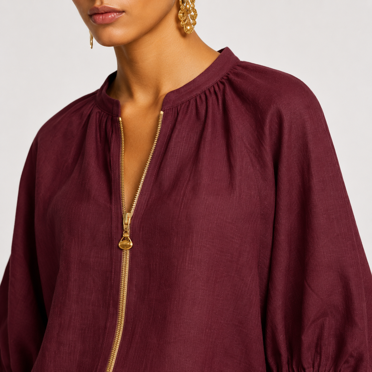 Alba | Conjunto de dos piezas: Camisa de estilo relajado y pantalón de pernera ancha