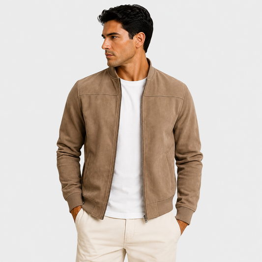 Pablo | Chaqueta de ante sintético para hombre