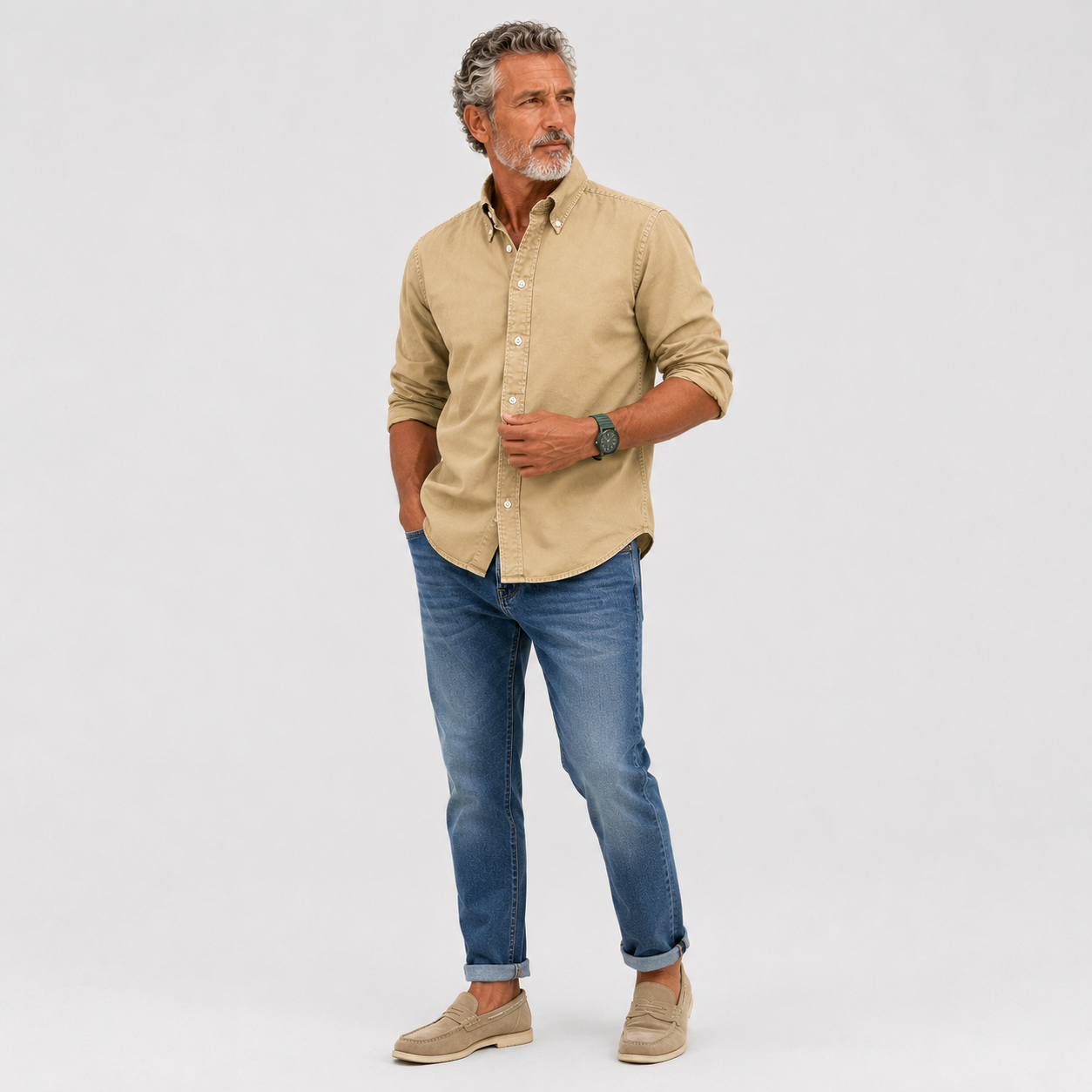 Daniel | Camisa de manga larga sin arrugas