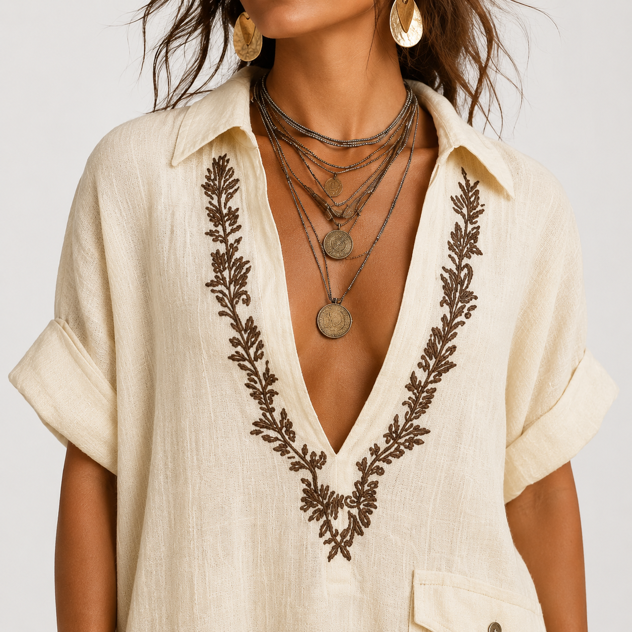 Marta | Vestido Maxi Bohemio con Estampado Floral