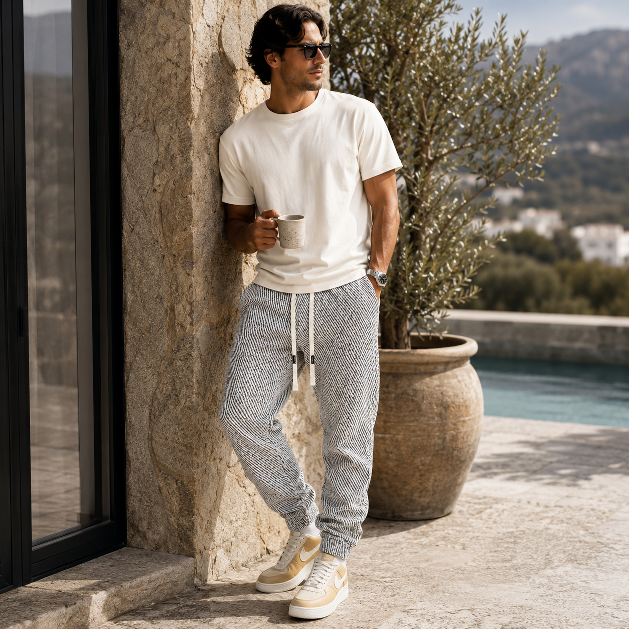 Francisco | Pantalón casual con cordón de ajuste