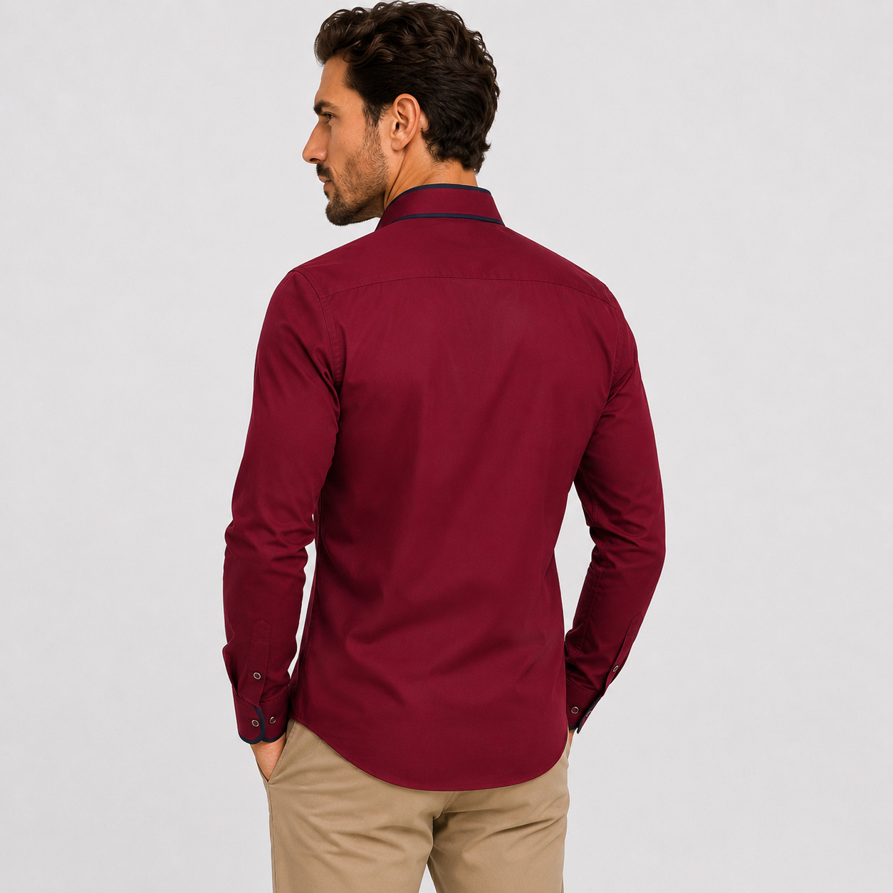 Ramón | Camisa Clásica para Hombre con Mangas Largas