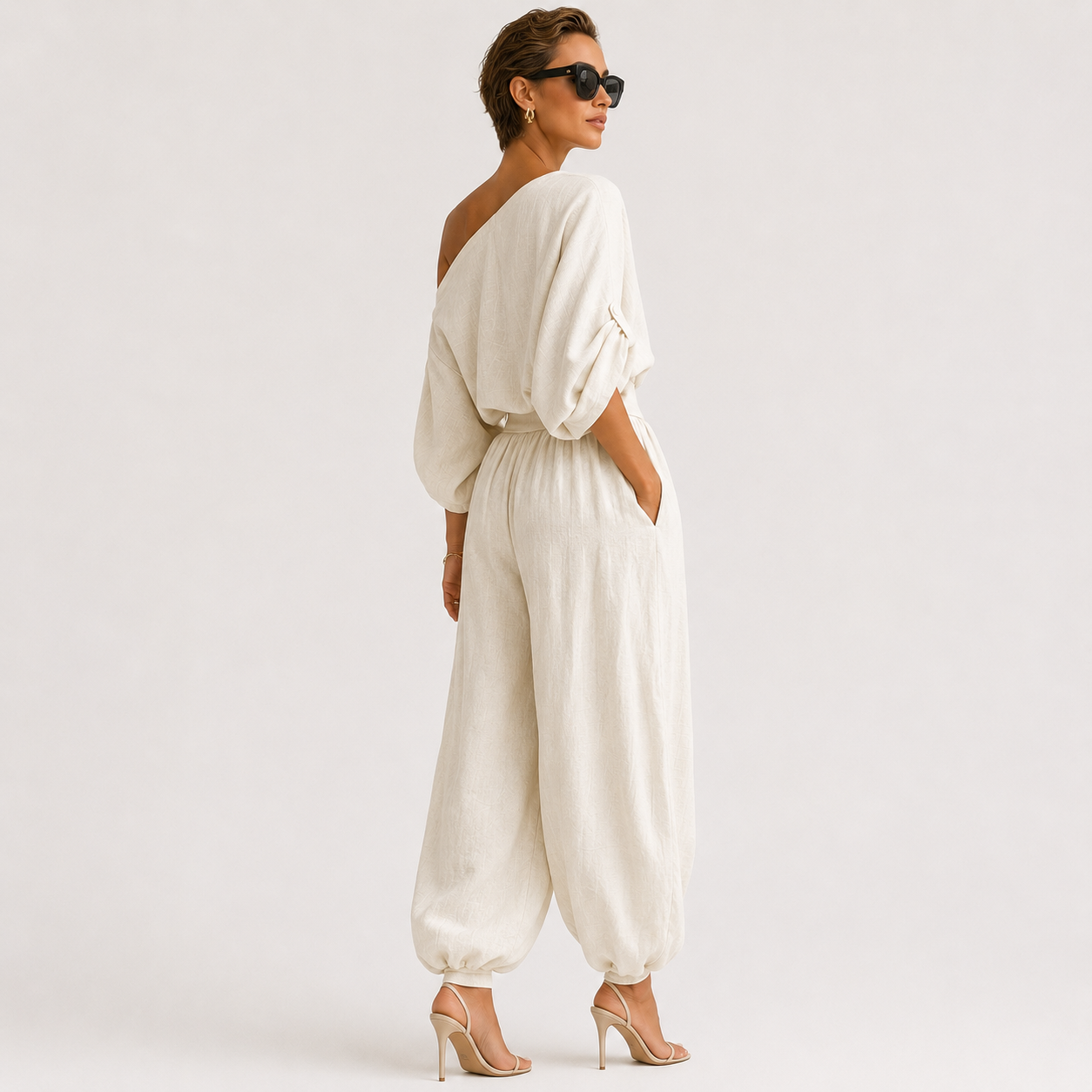 Mila™ | Conjunto de 2 piezas con hombros descubiertos