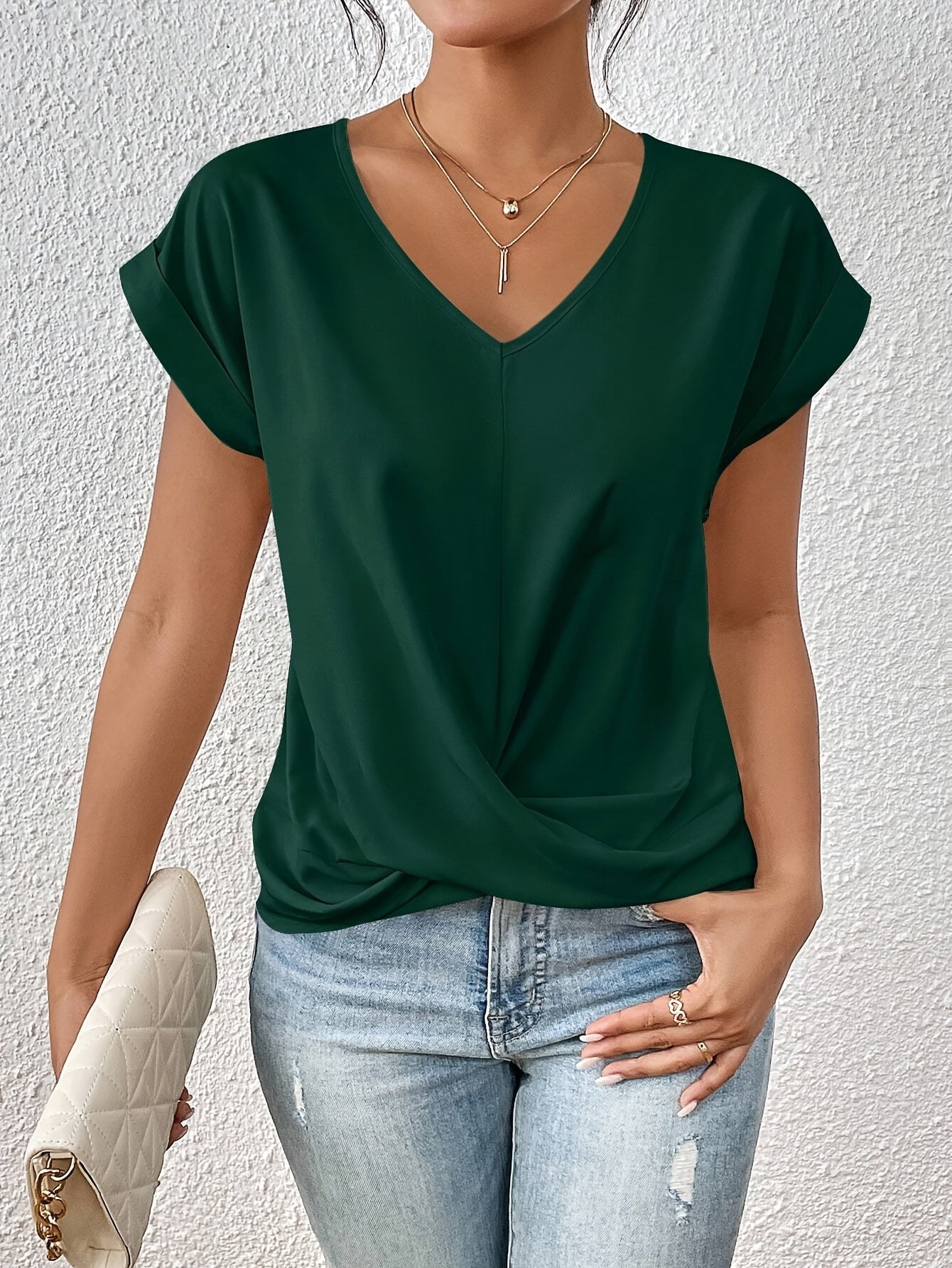 Camiseta Cleo Escote Corazón