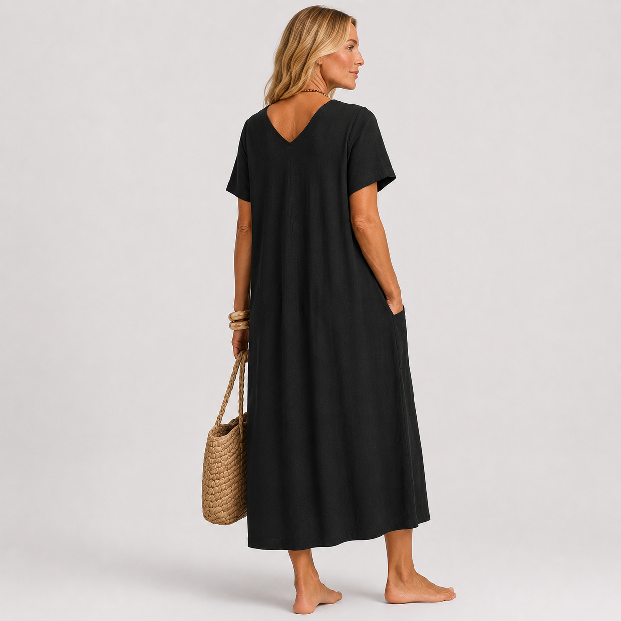Marisa | Vestido fluido de estilo casual