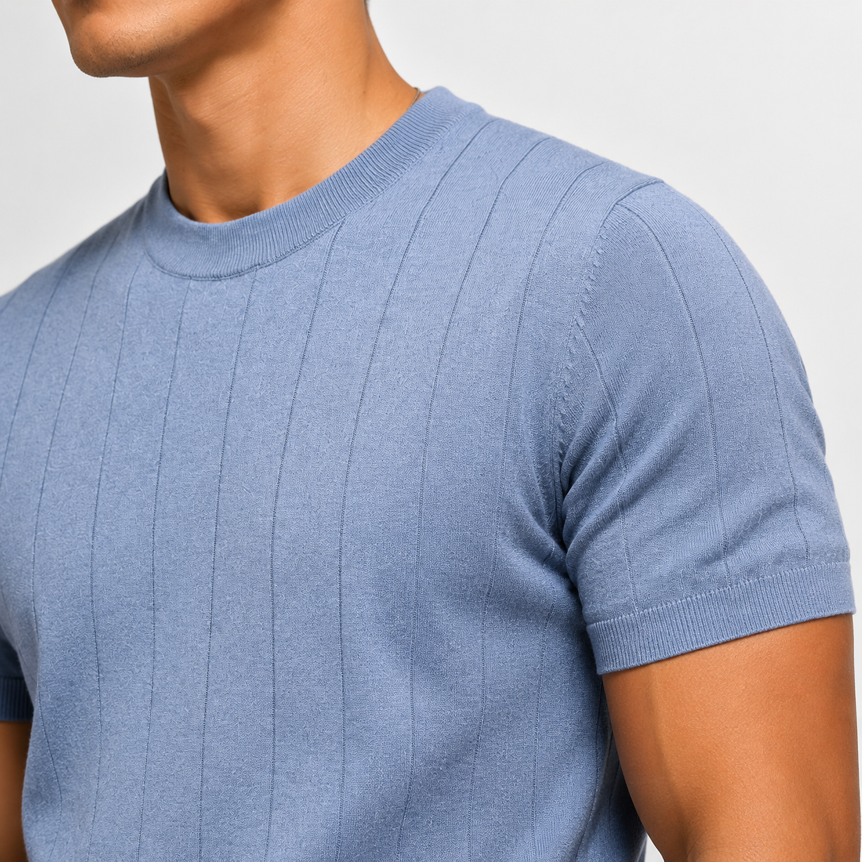 Lucas | Camiseta de canalé premium