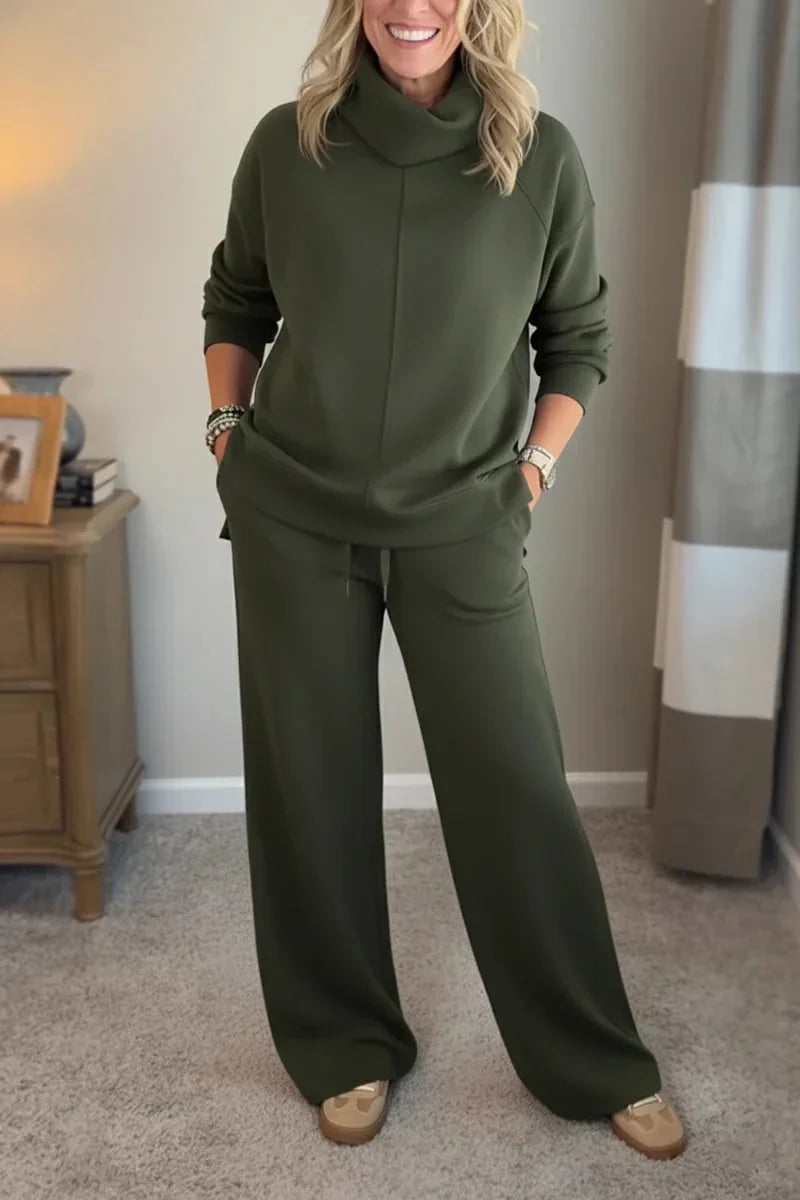 Conjunto casual elegante de dos piezas