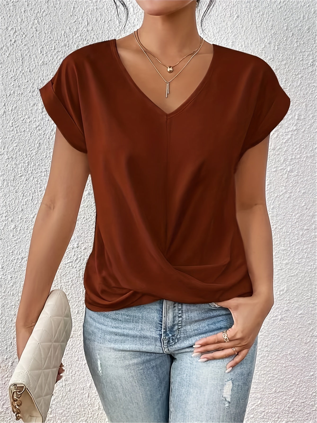 Camiseta Cleo Escote Corazón
