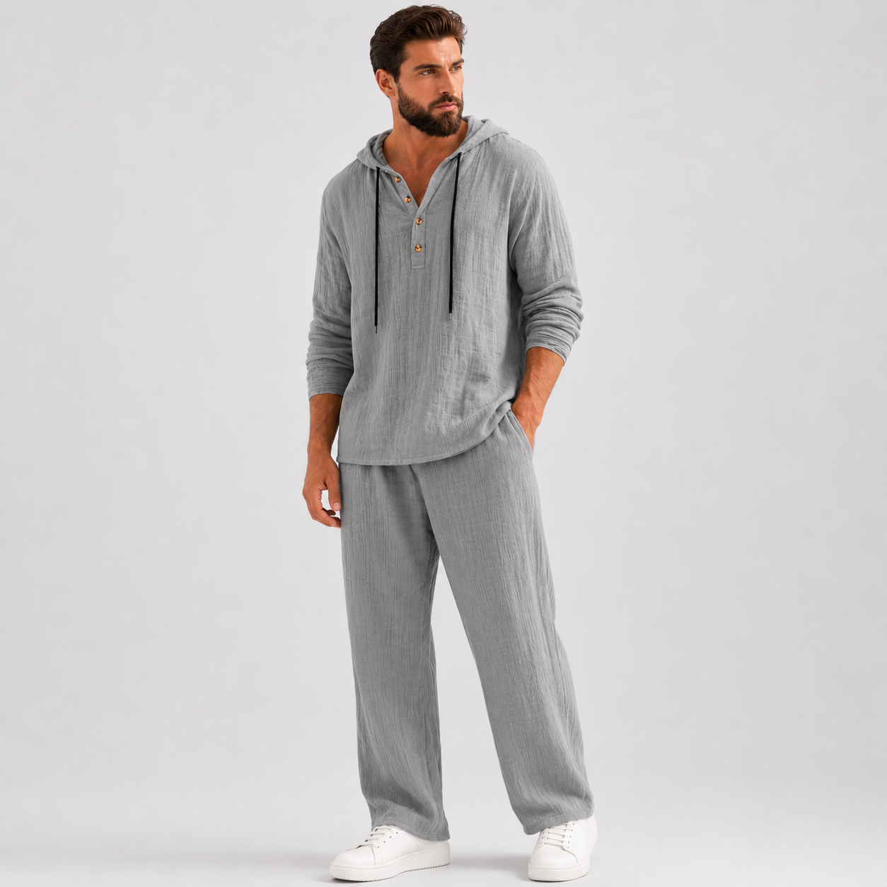 Conjunto de Sudadera con Capucha y Pantalón Jogger