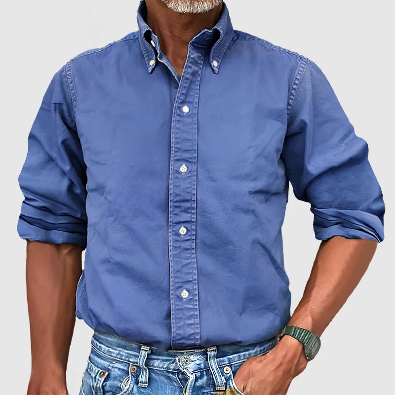 Ralf - Camisa de manga larga sin arrugas