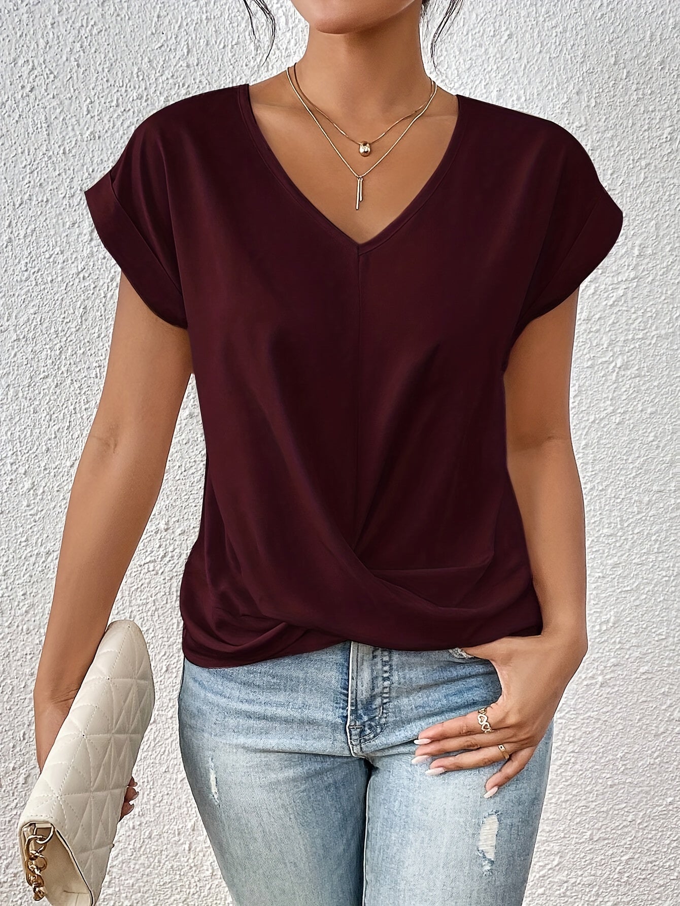 Camiseta Cleo Escote Corazón