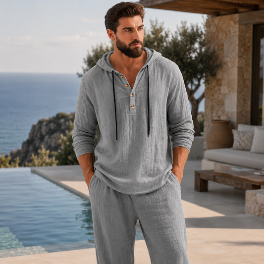 Conjunto de Sudadera con Capucha y Pantalón Jogger