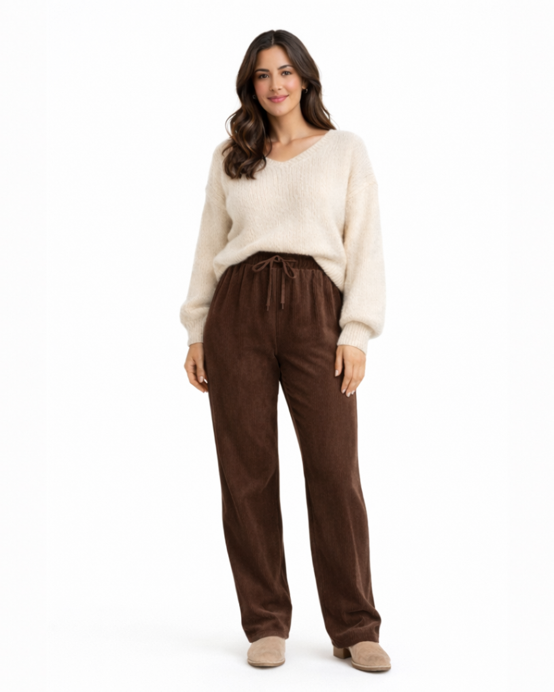 Pantalón de Pana Marrón Chocolate