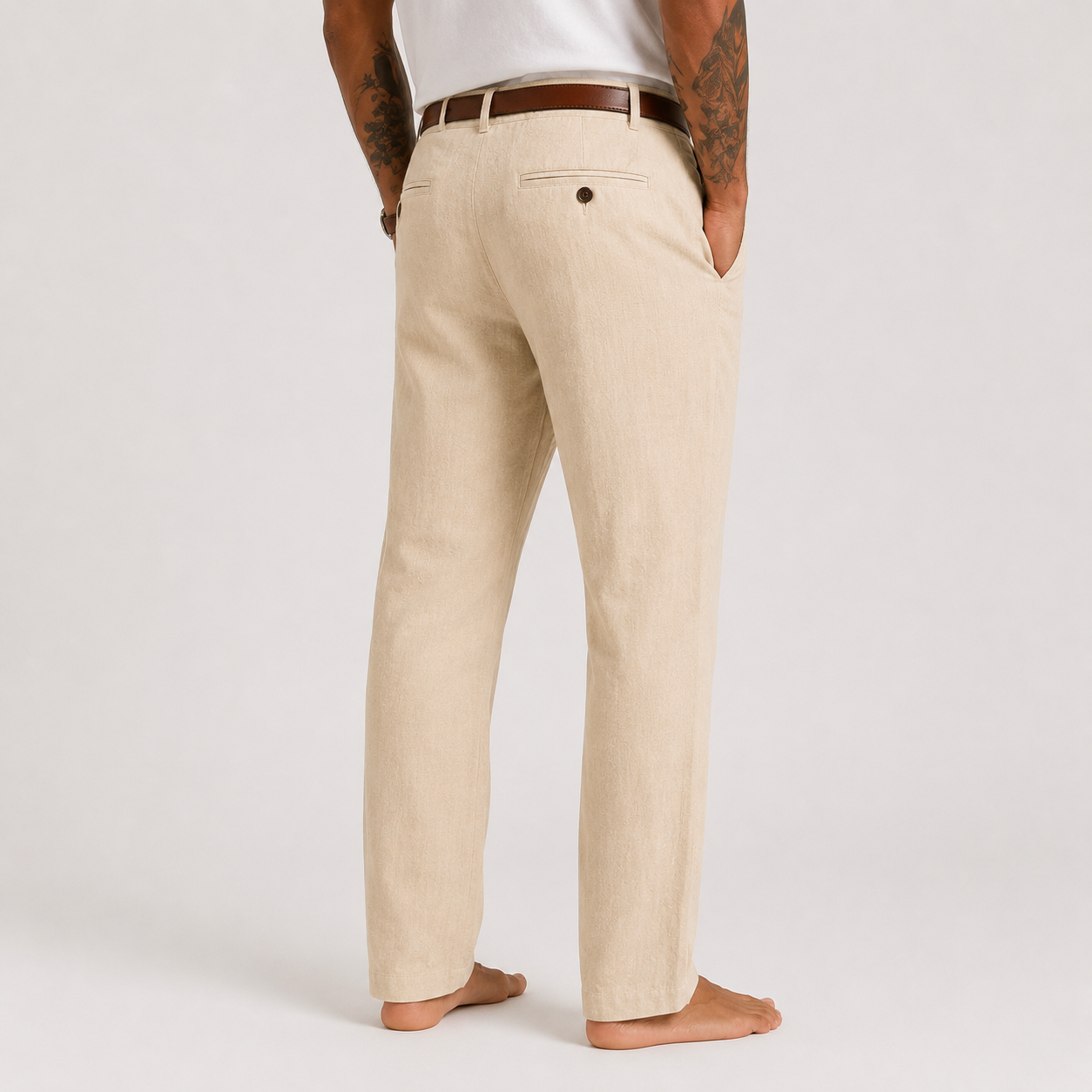 Marco | Pantalón de lino recto vintage