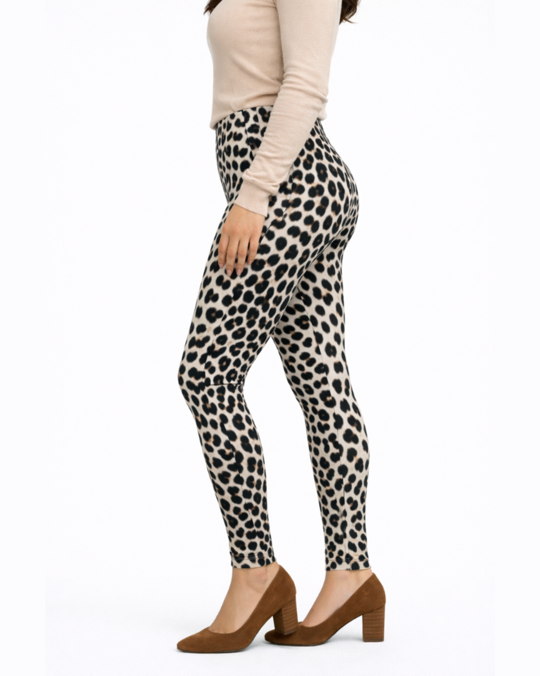 Leggings Leopardo Esculpidos
