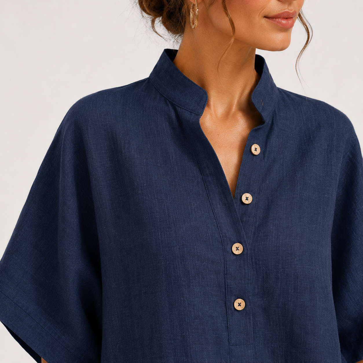 Maribel™ | Conjunto de lino con mangas murciélago y pantalón ancho