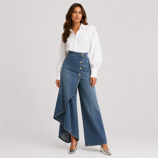 Carla™ | Pantalones vaqueros cruzados
