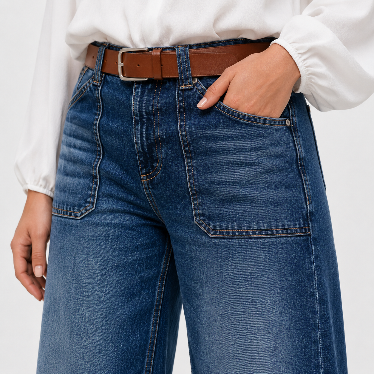 Loren | Vaqueros retro acampanados