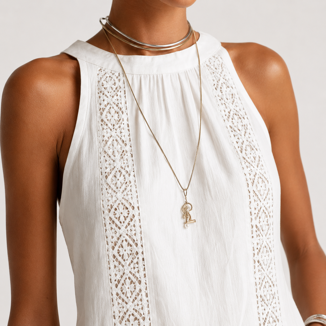Jimena | Vestido Midi con textura de Lino