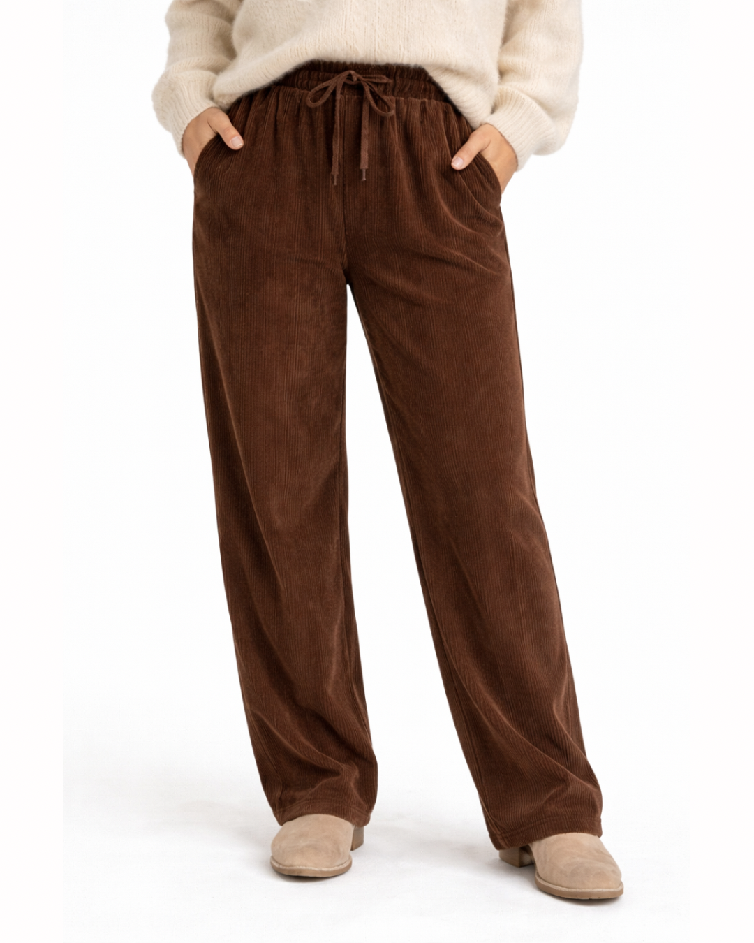 Pantalón de Pana Marrón Chocolate