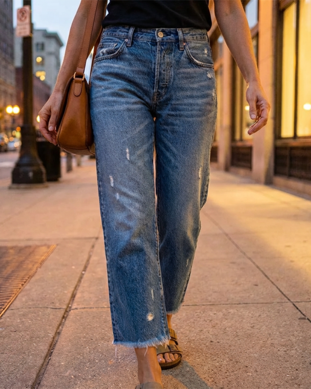 Jeans Retro Cropped
