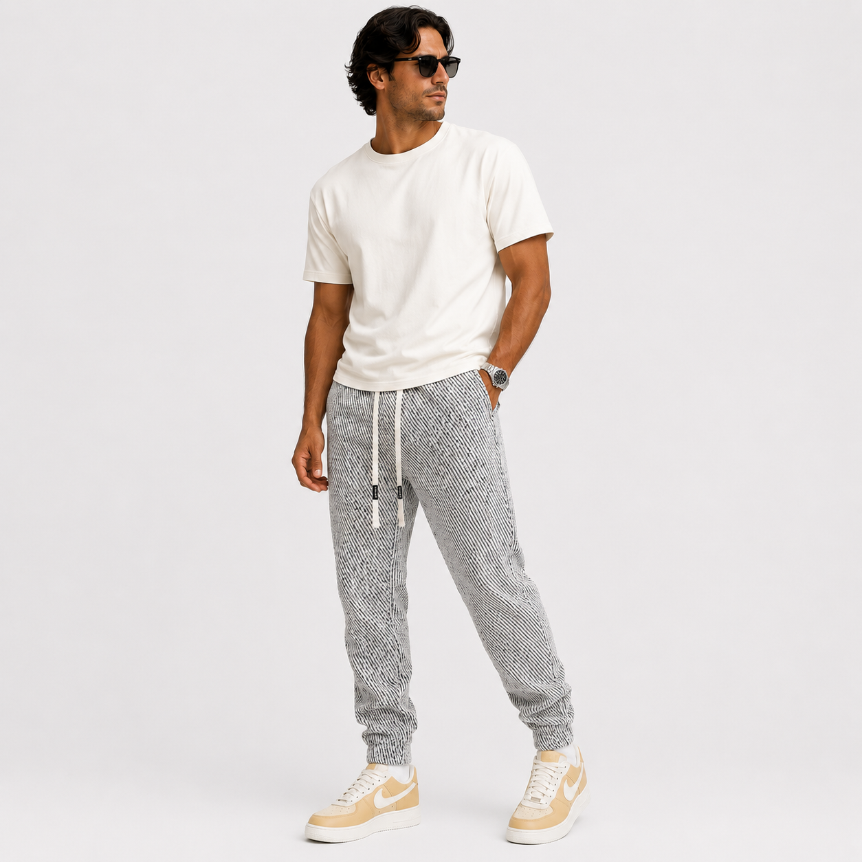 Francisco | Pantalón casual con cordón de ajuste