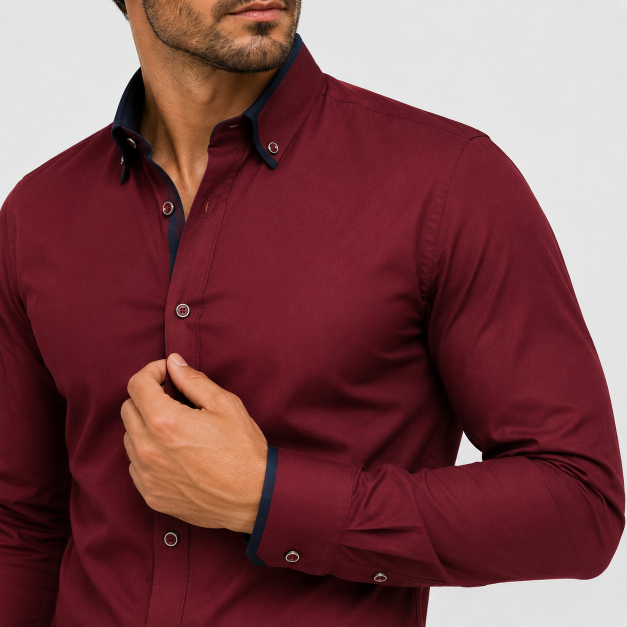 Ramón | Camisa Clásica para Hombre con Mangas Largas