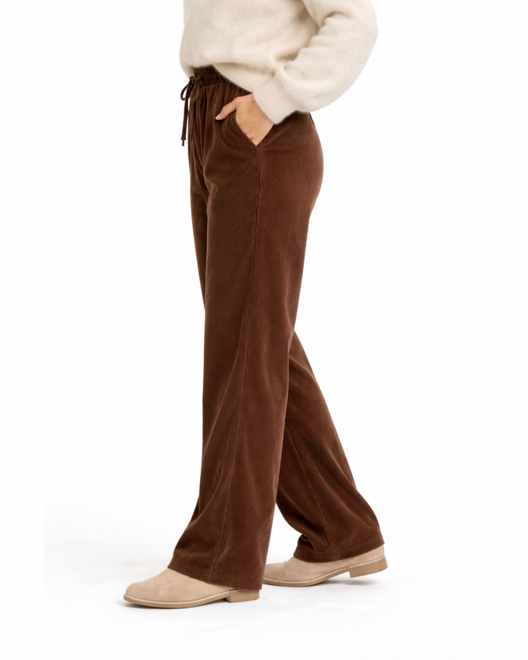Pantalón de Pana Marrón Chocolate