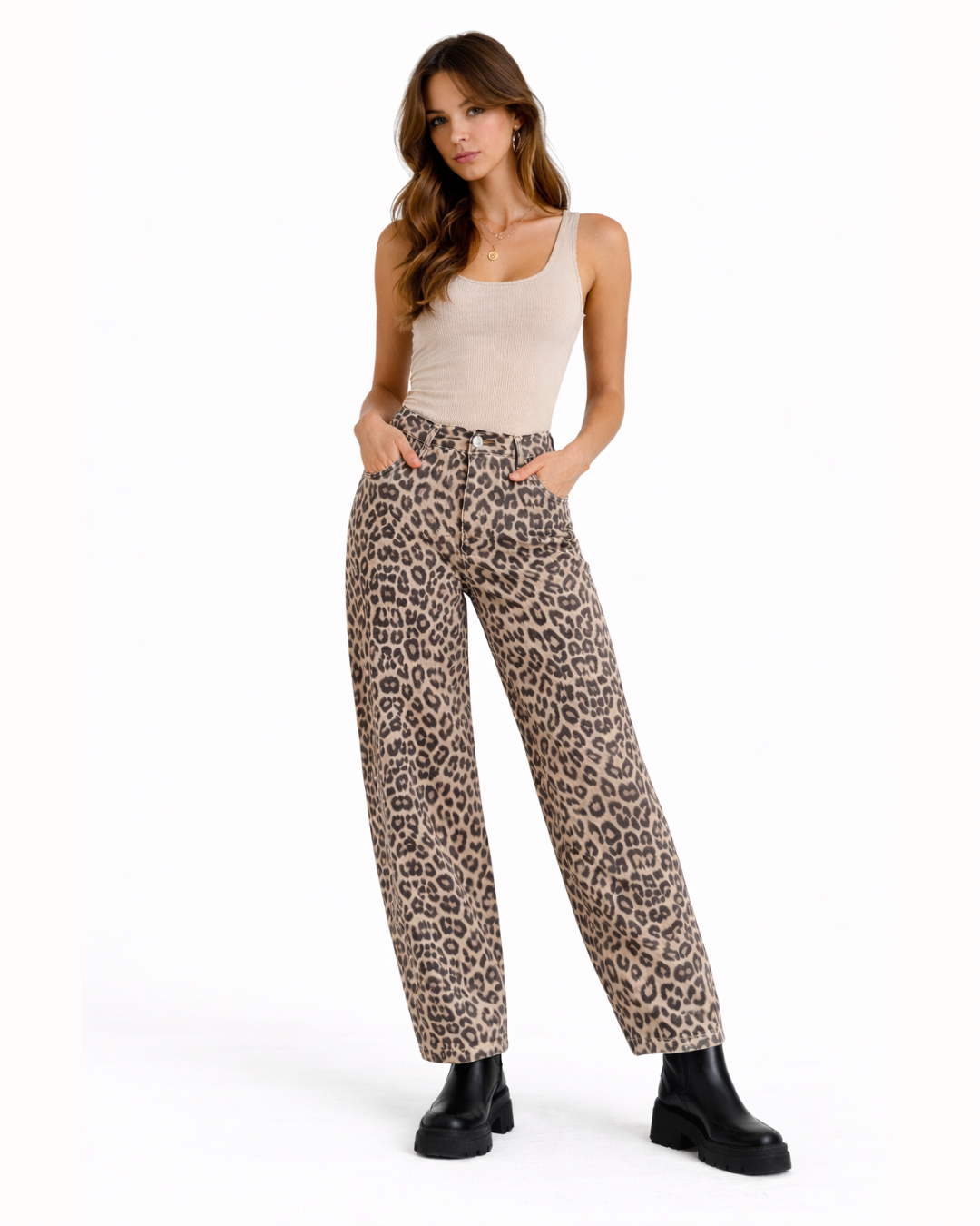 Vaqueros Barrel Leopardo