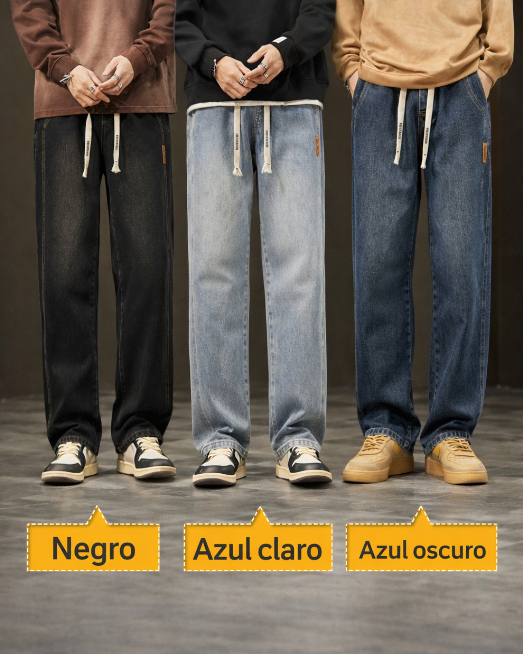 Vaqueros Rectos Anchos