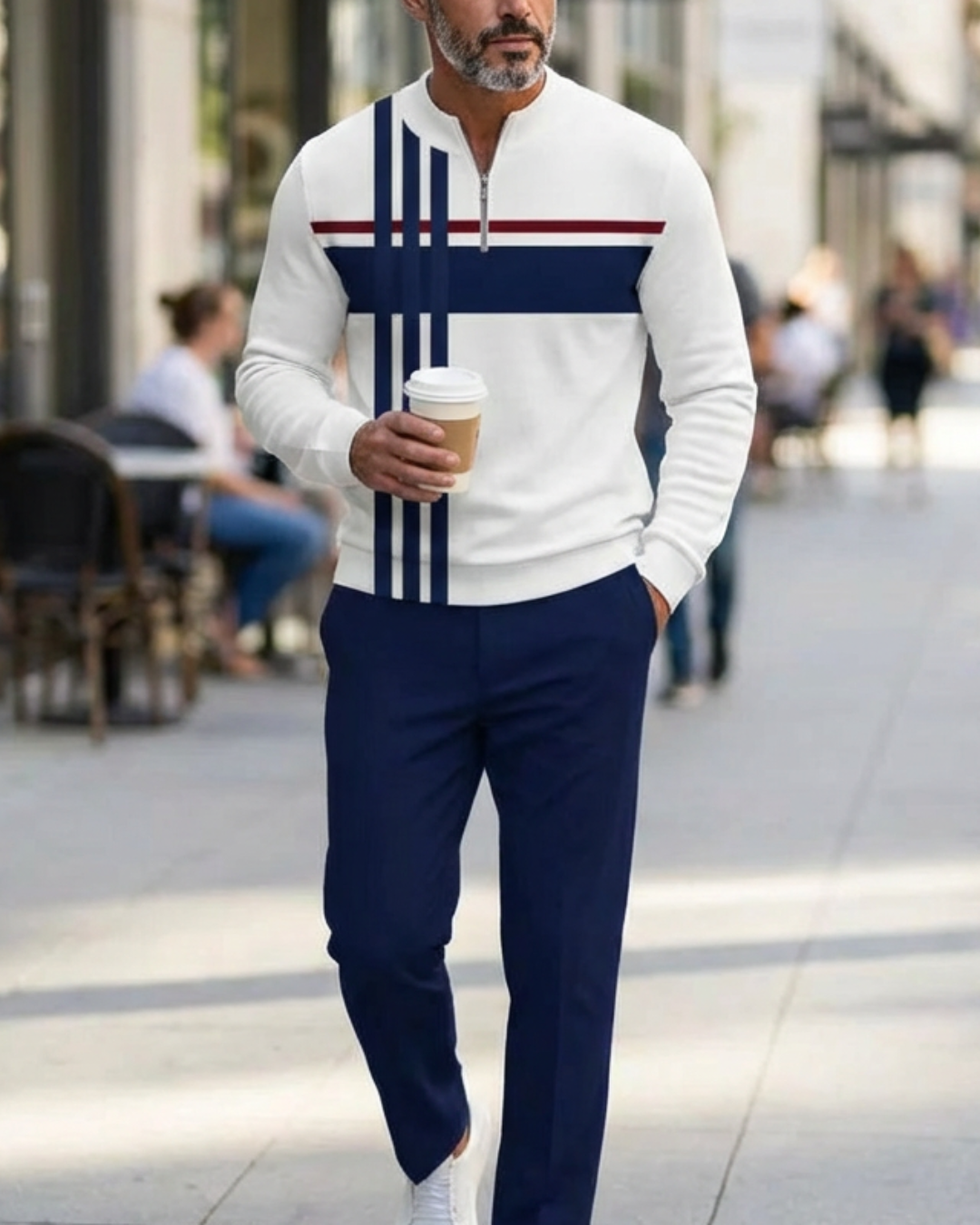 Conjunto Pullover Gráfico