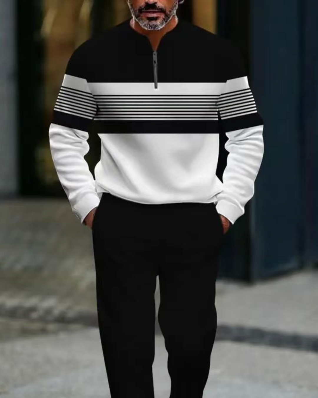 Conjunto Pullover Gráfico