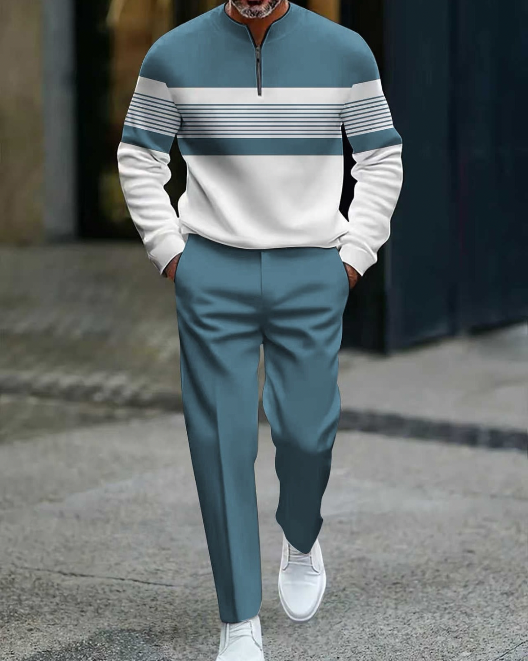 Conjunto Pullover Gráfico