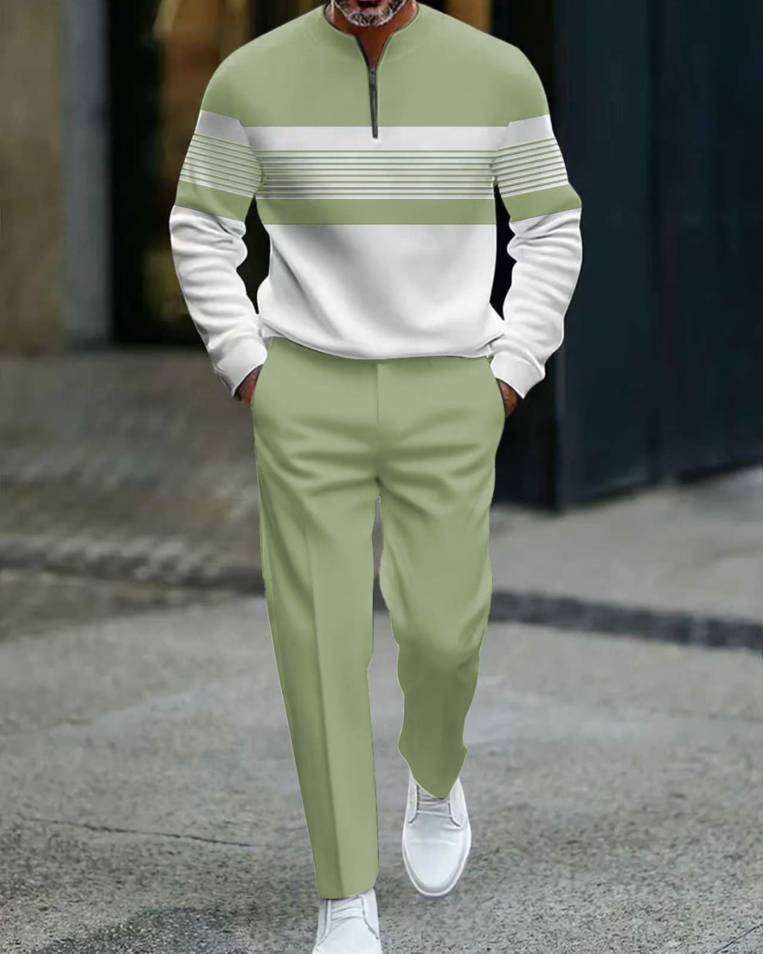 Conjunto Pullover Gráfico