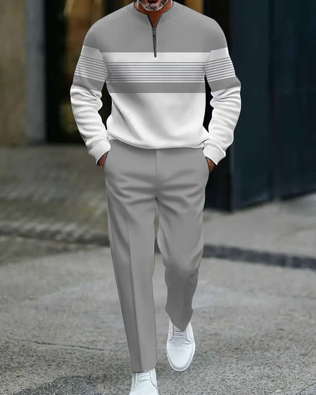 Conjunto Pullover Gráfico