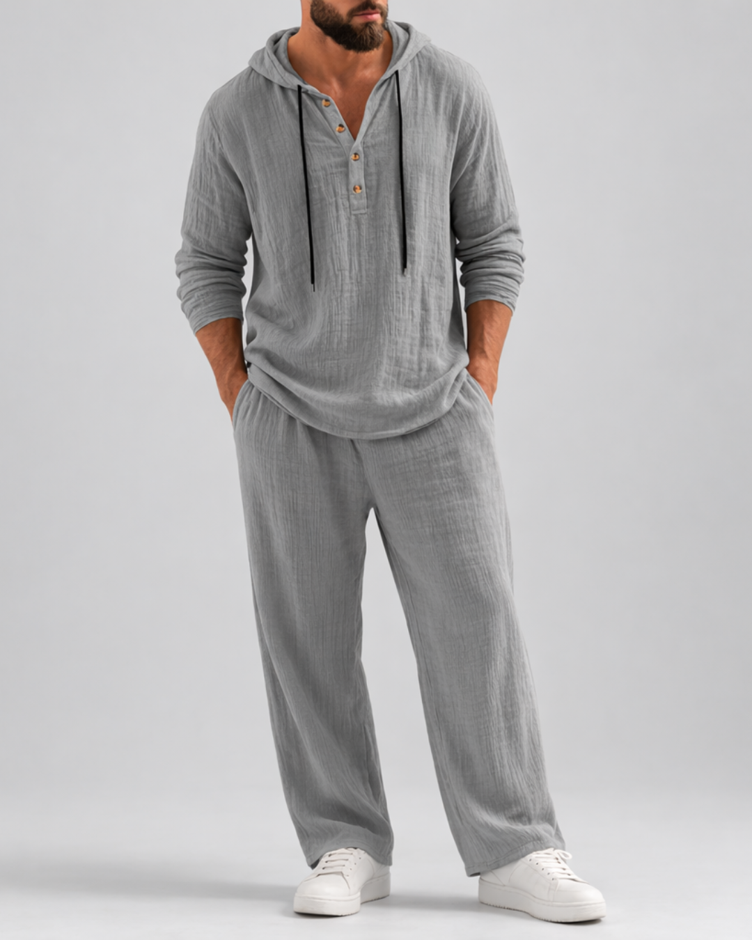 Conjunto de Sudadera con Capucha y Pantalón Jogger
