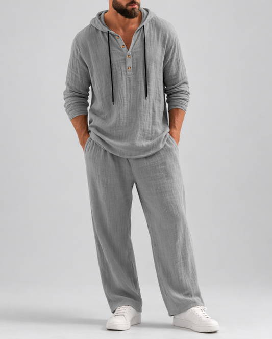 Conjunto de Sudadera con Capucha y Pantalón Jogger