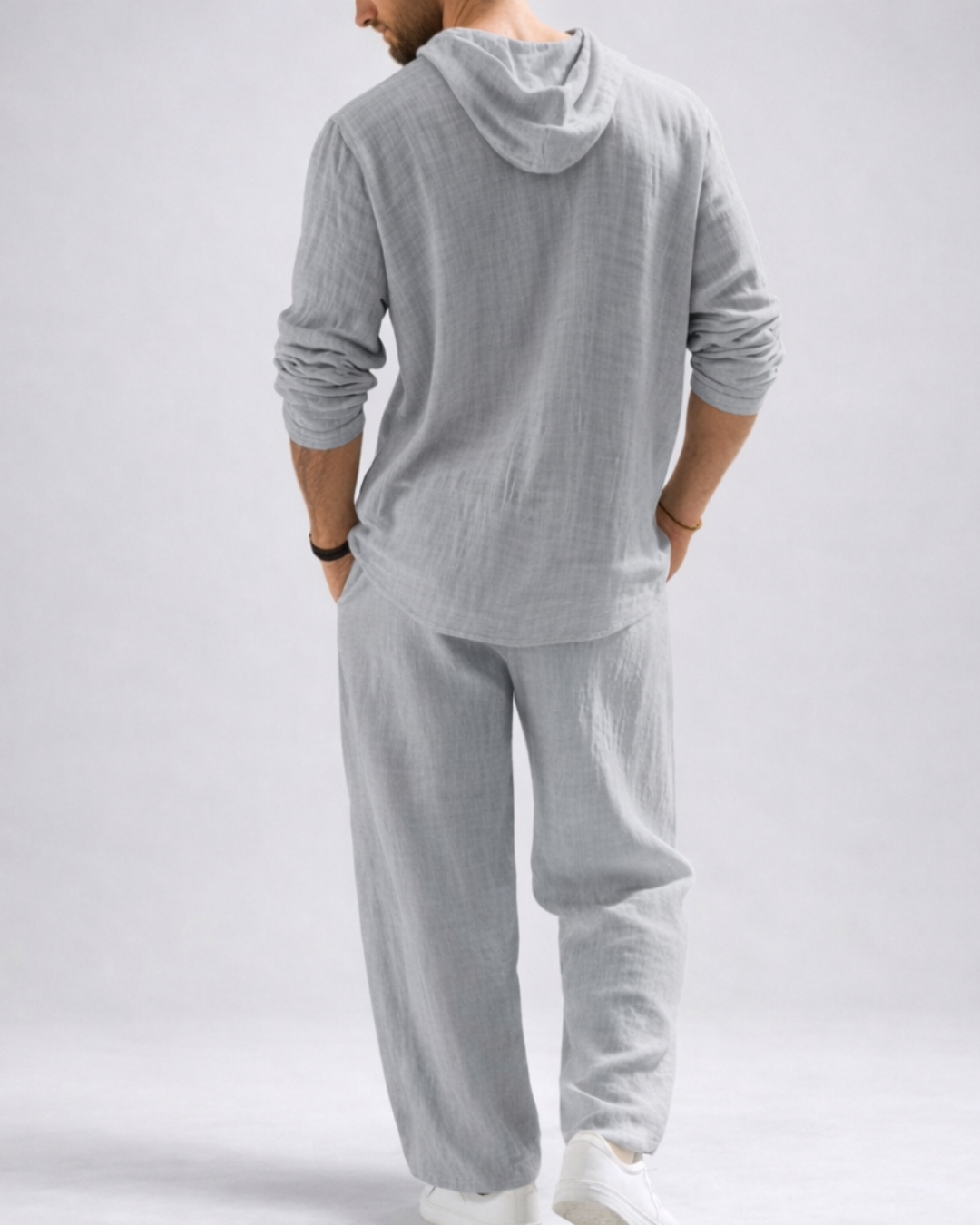Conjunto de Sudadera con Capucha y Pantalón Jogger