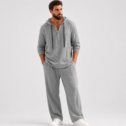 Conjunto de Sudadera con Capucha y Pantalón Jogger
