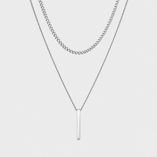Elías | Collar de barra geométrica